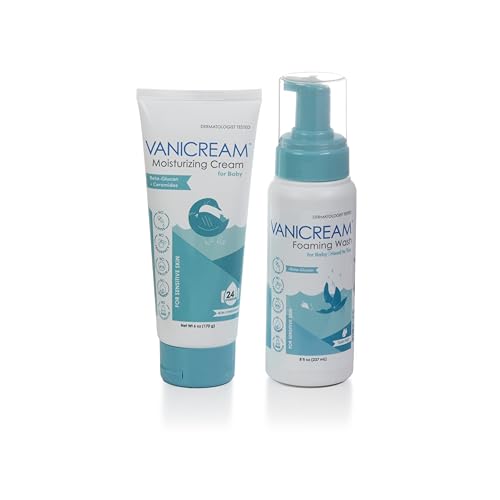 Vanicream Foaming Wash for Baby - 8oz Moisturizing Cream for Baby - 6oz