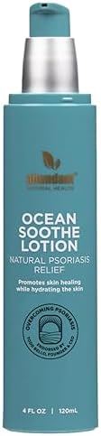 Ocean Soothe Lotion with Natural Magnesium Salts and 1.8% Salicylic Acid for Relief and Control of Mild Psoriasis Symptoms, Hydrate and Soothe Skin, Fragrance-Free, 120mL