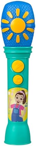 eKids Ms Rachel Microphone Toy for Toddlers with Built-in Music and Lights, Designed for Fans of Ms Rachel Toys