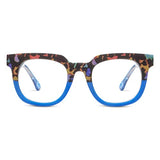 Peepers by PeeperSpecs Oprah's Favorite Women's Showbiz Oversized Blue Light Blocking Reading Glasses - Peepfetti Tortoise/Blue +1.25