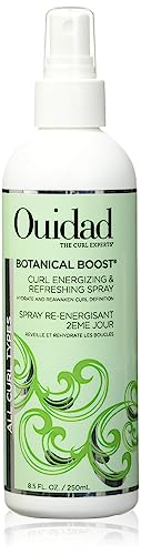 Ouidad Botanical Boost Curl Energizing & Refreshing Hair Spray, Curl Spray for Lasting Definition, No-Residue Hair Spray for Curly Hair, Adds Weightless Moisture, All Curl Types