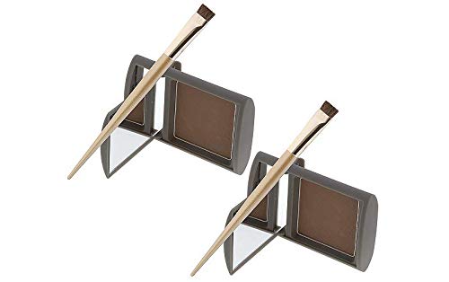 Joan Rivers Great Hair Day Root Touch Up Powder Duo - Root Cover Up Hair Powder for Thicker, Fuller Looking Hair - Fill-In Powder for Thinning Hair and Gray Hair Coverage (Red)