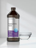 Horbäach Liquid Hyaluronic Acid Supplement | 100 mg | 16 oz | Mixed Berry Flavor | Non-GMO and Gluten Free Formula