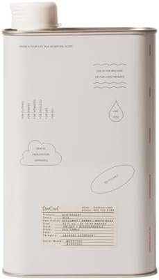 DedCool Liquid Laundry Dedtergent (Milk, 32 fl oz) Luxurious Fragrance, Scented, Removes Stains, Ideal for 60 Washes, Infused with Natural Essential Oils, Vegan, Non-Toxic, Cruelty & Dye Free