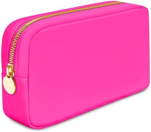 DANCOUR Makeup Bags For Women, Nylon Make Up Bags, Large Makeup Bag, Preppy Makeup Bag, Make Up Pouch Bags For Travel Toiletry Bag, Nylon Pouch, Nylon Makeup Bag, Makeup Bag Large
