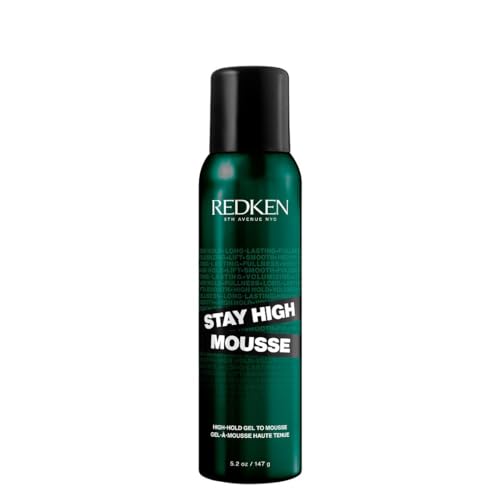 Redken Stay High Volumizing Mousse For Fine Hair, High Hold Gel to Mousse