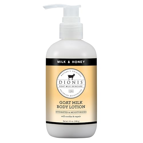 Dionis - Goat Milk Skincare Scented Lotion (8.5 oz) - Made in the USA - Cruelty-free and Paraben-free (Milk & Honey)