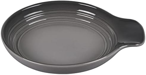 Le Creuset Signature Stoneware Spoon Rest, 6 Inches, Oyster