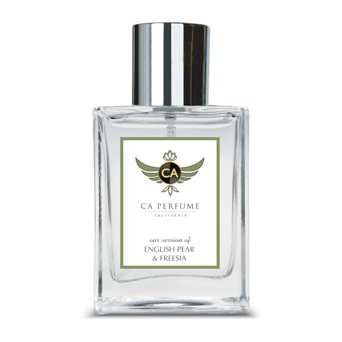 CA Perfume Impression of Jo English Pear & Freesia For Women & Men Replica Version Fragrance Dupes Concentrated Long Lasting Eau de Parfum Spray Refillable Atomizer Bottle 1.7 Fl Oz/50ml-X1