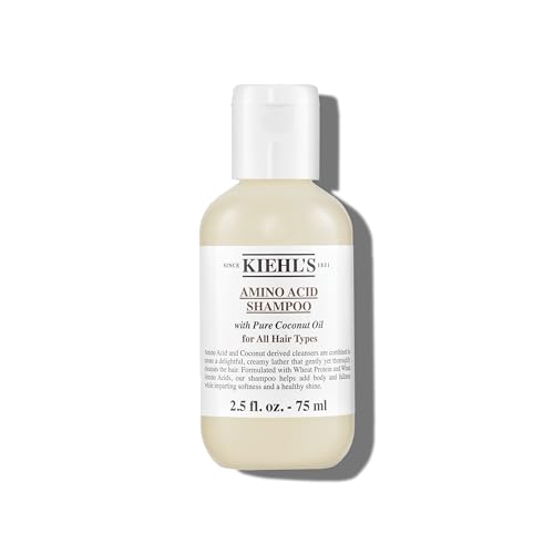 Kiehl's Amino Acid Shampoo, with Amino Acids and Coconut Oil to Clarify and Cleanse, Helps Strengthen Hair, Prevent Breakage, Without Compromising Hydration, Suitable for All Hair Types, Paraben-Free