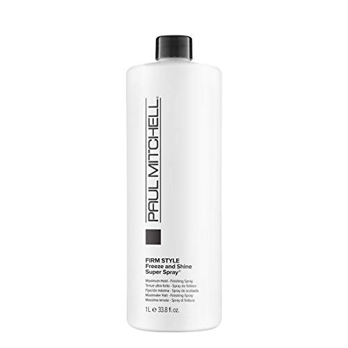 Paul Mitchell Freeze and Shine Super Hairspray, Maximum Hold, Shiny Finish Hairspray, For Coarse Hair