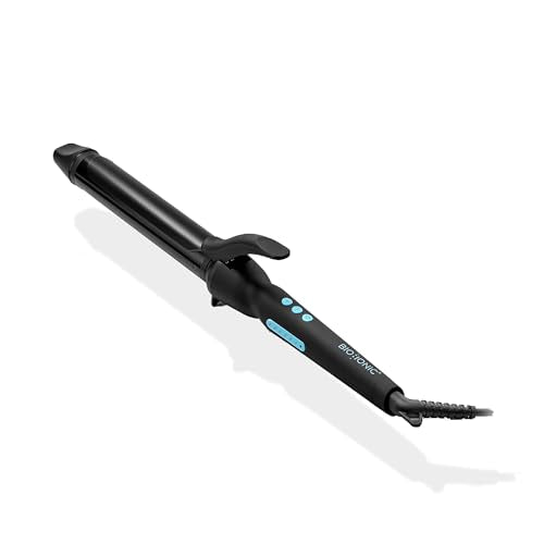 Bio Ionic Long Barrel Styler, Curling Iron with Moisture Heat Technology & NanoIonic MX, Versatile Curling Wand with Adjustable Heat Settings, Hair Curler with 2" Extended Barrel