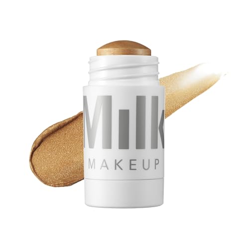 Milk Makeup Highlighter, Strobe (Gold) - 0.21 oz - Dewy Cream Highlighter Stick - Blendable & Buildable - 1,000 Swipes in Every Stick - All Skin Types - Vegan, Talc Free & Cruelty Free
