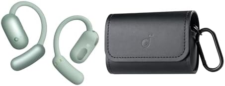 Soundcore AeroFit 2 by Anker Open-Ear Headphones with Travel Case Adjustable Ear Hooks, Snug Fit, Rich Bass, Hi-Res Wireless Audio, 42H Playtime, Bluetooth 5.4, App Control, IP55, AI Clear Calls