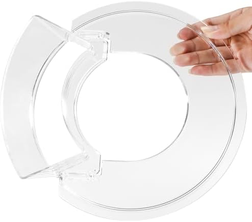 Pouring Shield for KitchenAid- Splash Guard with Removable Pouring Chute for KitchenAid 5.5-7 Quart Bowl-Lift Stand Mixer