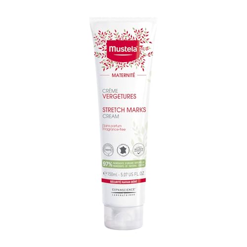 Mustela Maternity Stretch Marks Cream for Pregnancy - with Natural Avocado, Maracuja & Shea Butter - Fragrance-Free & EWG Verified - 5.07 fl. Oz