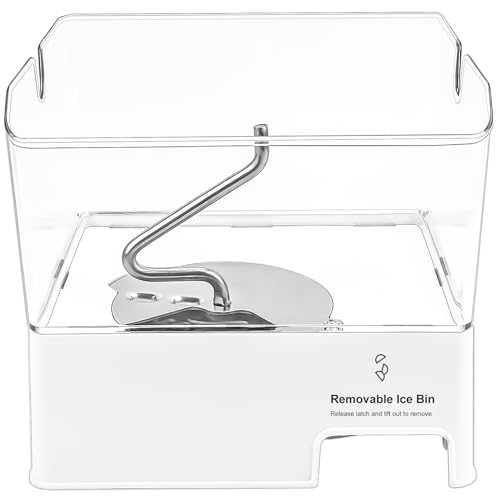 Upgraded W10347093, WPW10347093 Ice Bucket Compatible with Whirlpool, maytag, kitchenAid, Jenn-Air, IKEA etc refrigerators (Some Models), Replace Number: W10347100, 2311097 etc, 1 Year Warranty