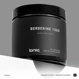 Toniiq Ultra High Strength Berberine 1500mg from The Himalayas Berberine Supplement - 97% Highly Purified and Bioavailable -Wild Harvested-Concentrated Formula HCL -3 Caps Serving-180 Veggie Caps