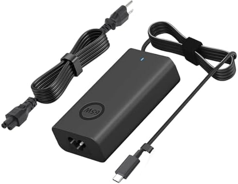 New Slim 65W Dell Laptop Charger USB C for Dell Latitude 5420 5520 5540 7420 7410 5285 5290 7400 XPS 13 and Dell Chromebook 3100 Type C Dell AC Adapter Power Cord