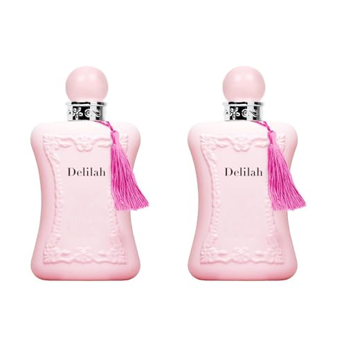 2PCS Delilah Perfume for Women Long Lasting Fragrance Eau de Parfum Floral & Sweet Women's Perfume Daily Used 3.4 Fluid Ounce