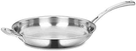 Cuisinart French Classic Tri-Ply Stainless 12-Inch Fry Pan with Helper
