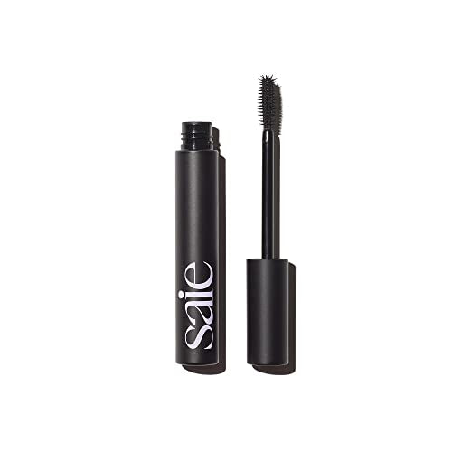 Saie Mascara 101 - Buildable + Lash Lengthening Mascara Formulated to Strengthen and Condition with Rich Nutrients - Black (0.31 oz)