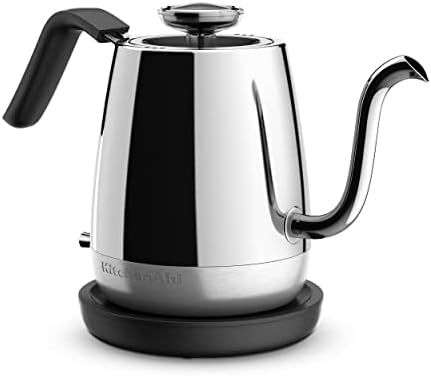 KitchenAid KEK1025SS Precision Gooseneck Electric Kettle, 1 Liter, Stainless Steel