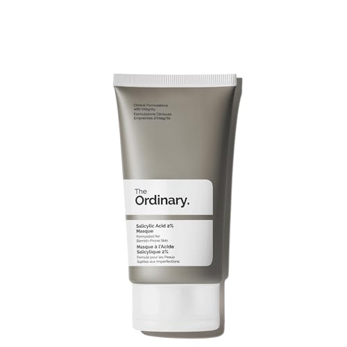 The Ordinary Salicylic Acid 2% Masque, Clarifying Charcoal & Clay Mask for Blemish-Prone Skin, 1.7 Fl Oz