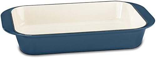 Cuisinart Cast Iron Roasting/Lasagna Pan, 14", Enameled Provencial Blue