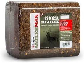 Purina AntlerMax | Water-Resistant Deer Feed Block | Diet-Enrichment for Antler Growth | 33 Pound (33 lb.) Block