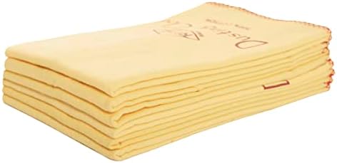 Ritz Duvateen Flannel Dusting Cloth, Yellow, 6 Pack