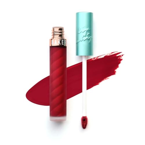 Beauty Bakerie Lip Whip Liquid Lipstick for Women, Waterproof Lip Gloss, Tint, Stain Long Lasting Hydrating Moisturizer, Matte or Metallic, 3.5mL, Cranberry Stiletto