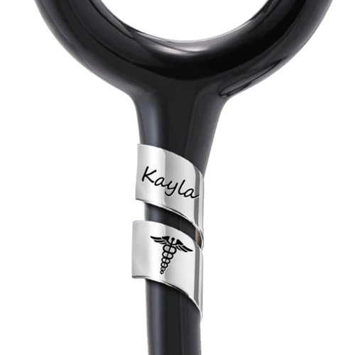 Personalized Stethoscope Name Tag Custom Stethoscope ID Charm Accessories Nurse Gifts for Doctor Vet