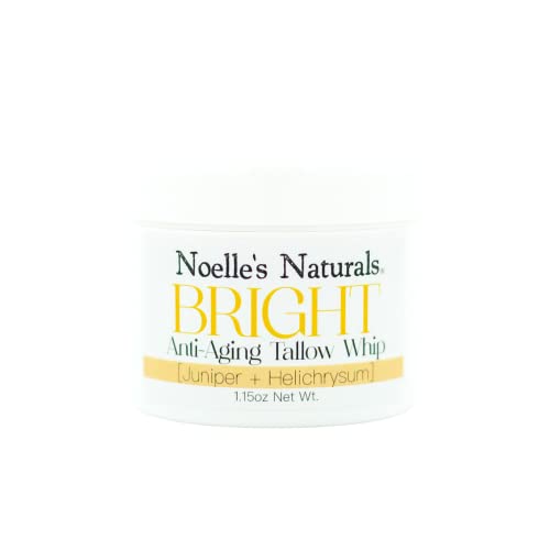 Bright - Facial Tallow Whip - All Natural - Organic - Anti-Aging - Brightening - Nourishing - 1.15oz