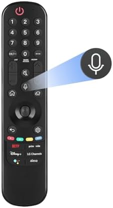 Replacement LG Remote Control for Smart TV, MR22GA/GN LG Magic Remote for 2022-2019 LG TVs UHD 4K ThinQ WebOS OLED, with Voice and Pointer Function