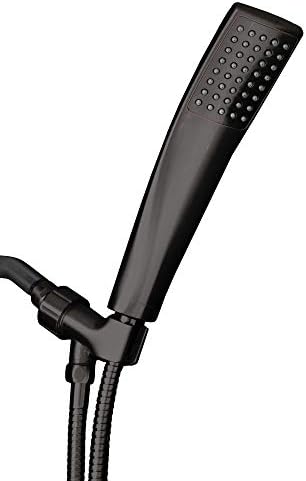 Luxury Spa Series: Bronze Hand Held Shower Head, 2.3 inch High Pressure Handheld Showerhead with Extra-Long Stainless Steel Hose, Experience MAXX Comfort and Elegance (Oil Rubbed Bronze)