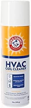 Arm & Hammer Biodegradable HVAC and Air Conditioner Coil Cleaner Foam Aerosol Spray, No Rinse, 19 fl. oz, AHCC-19 by Diversitech