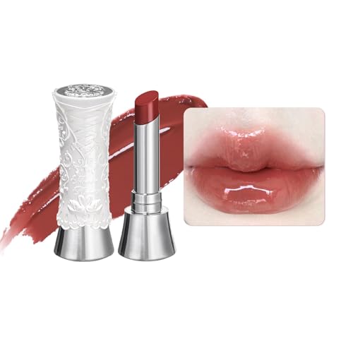 Flower Knows Swan Ballet Shine Solid Lip Gloss Stick-Moisturizing Tinted Lip Balm-Hydrating Lip Gloss in Balm-Long Lasting Lip Makeup for Girls&Women,Vegan & Cruelty-Free(B08 Dancing Shoes)