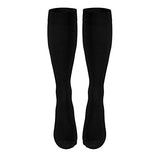 Truform Surgical Stockings, 18 mmHg Compression for Men and Women, Knee High Length, Closed Toe, Black, Medium