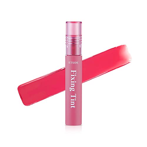 ETUDE Fixing Tint #10 Smoky Cherry (4g) | Long Lasting High Pigmented Liquid Lipstick | Waterproof Lightweight Matte Finish Lip Stain | Full Coverage | Korean Makeup, Kbeauty