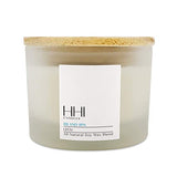 All-Natural Scented Soy Candle | Island Spa | A Fresh Blend of Eucalyptus and Citrus | Large 12 Ounce Three Wick Candle | Long Burn time | Includes Bamboo Lid and Gift Box | HHI Candles