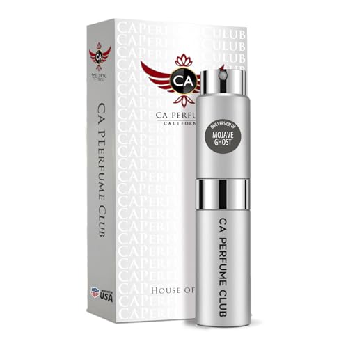 CA Perfume Impression of Mojave Ghost For Women & Men Replica Version Fragrance Dupes Eau de Parfum Spray Refillable Atomizer Bottle 0.27 Fl Oz/8ml-X1
