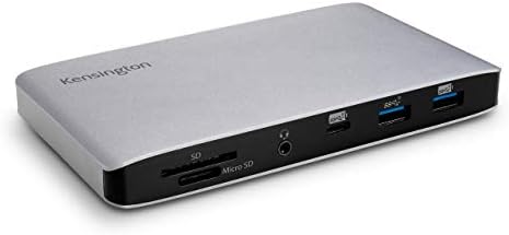 Kensington SD2500T Thunderbolt 3 and USB-C Docking Station for Windows, MacBooks, and Surface; Dual 4K, 60W PD