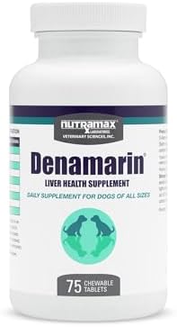 Nutramax Laboratories Denamarin for Dogs Chewable Tablets - 75 Count