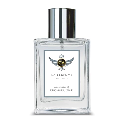 CA Perfume Impression of Yves Lauren L'Homme Ultime For Men Replica Version Fragrance Dupes Concentrated Long Lasting Eau de Parfum Spray Refillable Atomizer Bottle 1.7 Fl Oz/50ml-X1