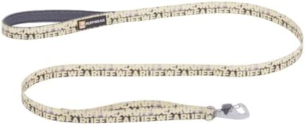 Ruffwear, Front Range Dog Leash, 5 ft Lead with Padded Handle for Everyday Walking, Mountains Logo