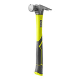 RYOBI RH16FSS 16oz Framing Hammer,Green , Black