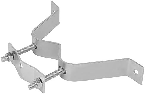 Skywalker 3” Heavy-Duty Double Wall Mount Pair for TV Antenna Mast with (2) Brackets & Lag Bolts