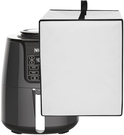 Air Fryer Cover Heavy Duty Heat-Resistant, Waterproof Nylon Fabric Dust Protective Air Fryer Cover Case for Ninja AF101 Air Fryer 4 Quart/Instant Pot Vortex Plus 4QT Air Fryer