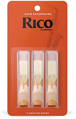 D'Addario Alto Sax Reeds, Strength 2.5, 3-Pack (RJA0325)